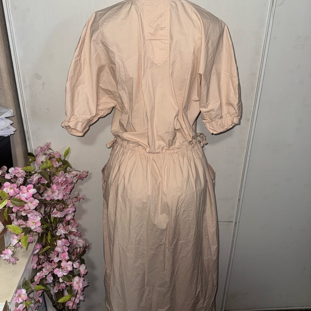 Zara SRPLS woman’s range maxi dress pale pink oversized size M - Picture 9 of 10